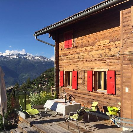 Appartement sous les combles - Chalet La Biolle - Vercorin Extérieur photo
